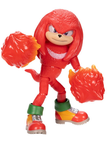 Sonic the Hedgehog 3 5-inch Knuckles (Fire Fist) Action Figure Gallery Image 2
