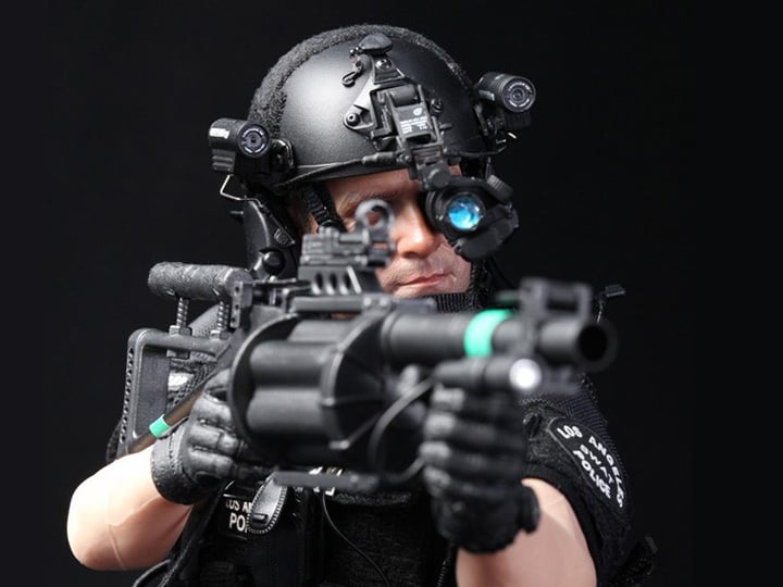 LAPD SWAT フリース ネイビー XLサイズ サバゲー コスプレ 戦闘服