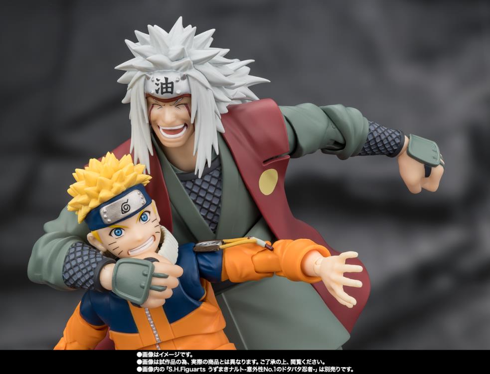 Naruto: Shippuden S.H.Figuarts Jiraiya -Hidden Leaf Heroic Master Sage- (Sage Mode Set) Action Figure Gallery Image 8