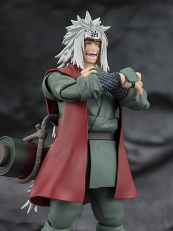 Naruto: Shippuden S.H.Figuarts Jiraiya -Hidden Leaf Heroic Master Sage- (Sage Mode Set) Action Figure Gallery Image 2