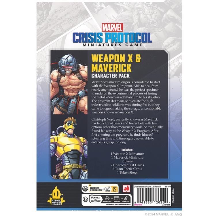 Marvel Crisis Protocol Weapon X & Maverick Gallery Image 3
