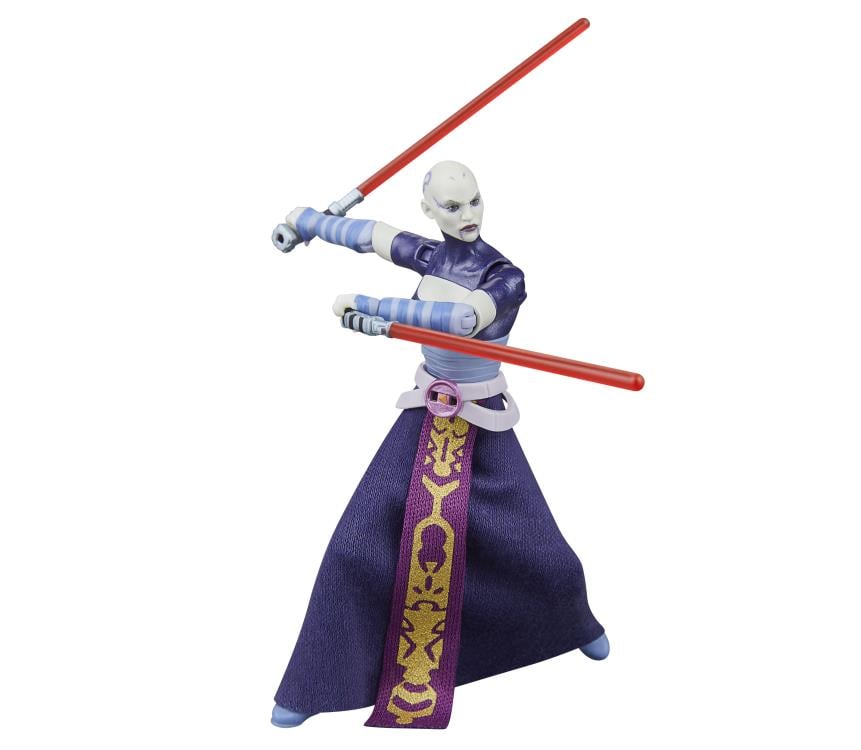Star Wars: The Vintage Collection Asajj Ventress (The Clone Wars) Action Figure Gallery Image 9