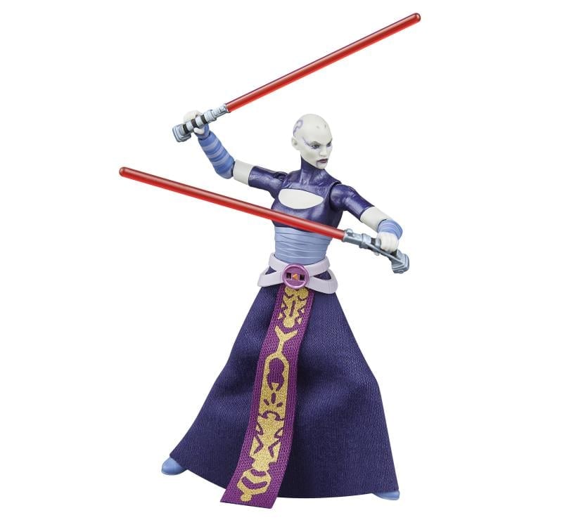Star Wars: The Vintage Collection Asajj Ventress (The Clone Wars) Action Figure Gallery Image 4