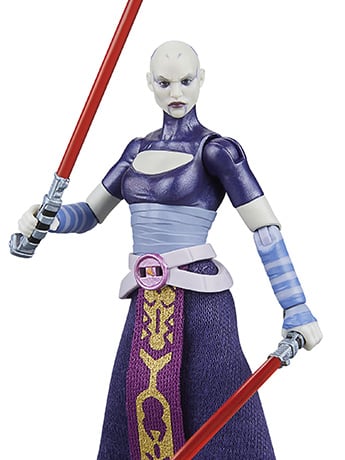 Star Wars: The Vintage Collection Asajj Ventress (The Clone Wars) Action Figure Gallery Image 2
