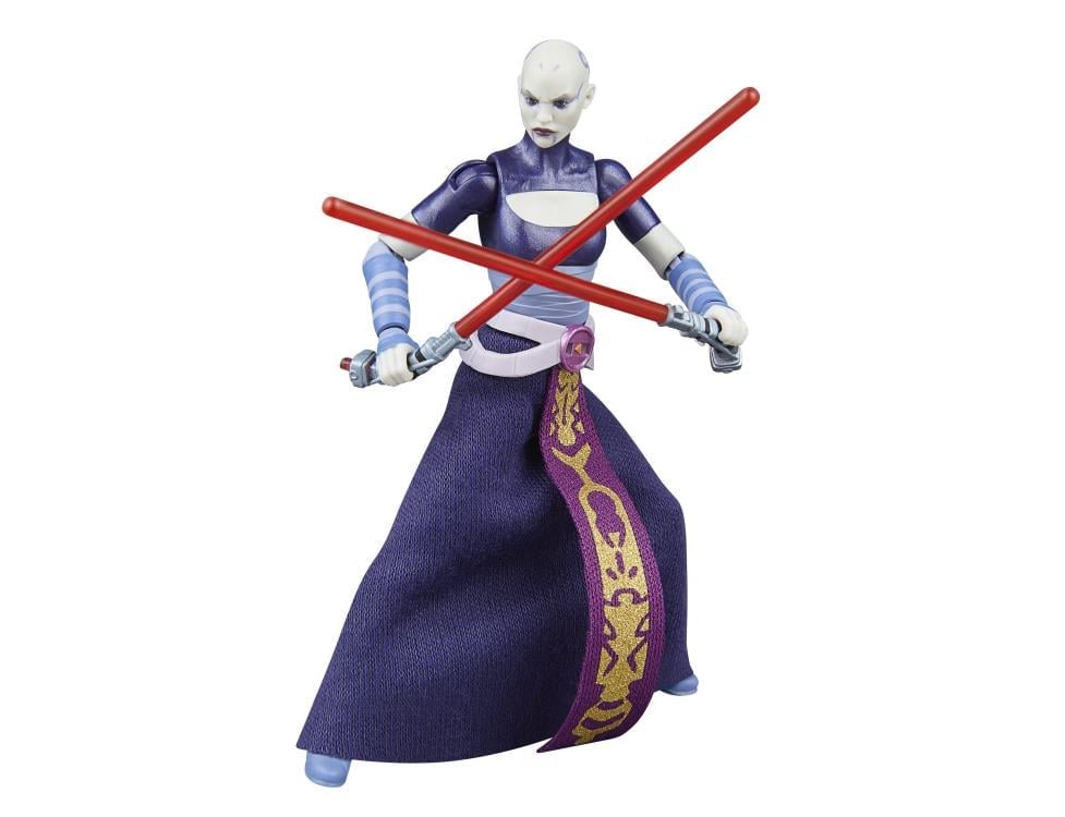 Star Wars: The Vintage Collection Asajj Ventress (The Clone Wars) Action Figure Gallery Image 6