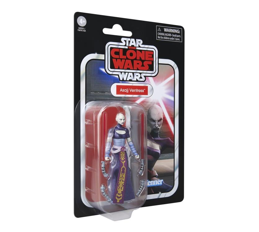 Star Wars: The Vintage Collection Asajj Ventress (The Clone Wars) Action Figure Gallery Image 12