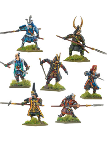 Pike & Shotte: The 7 Spears of Shizugatake (Wars of the Samurai) Boxed Set of 7 Miniatures Gallery Image 2