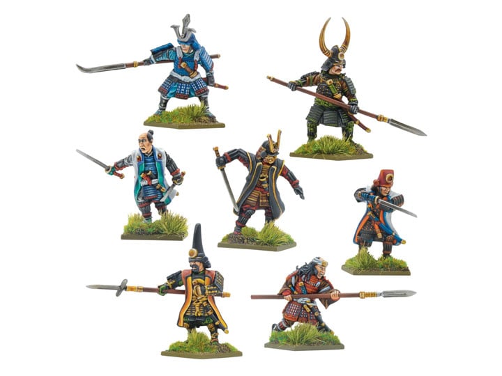 Pike & Shotte: The 7 Spears of Shizugatake (Wars of the Samurai) Boxed Set of 7 Miniatures Gallery Image 1