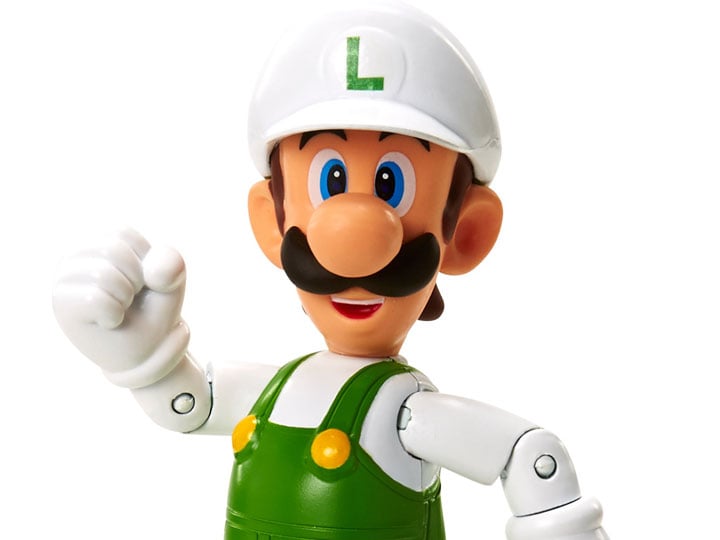 World of Nintendo 4" Figure Series 04 - Fire Luigi Gallery Image 1
