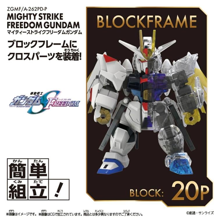 Mobile Suit Gundam SEED Freedom BlockCross Mighty Strike Freedom Gundam Gallery Image 7