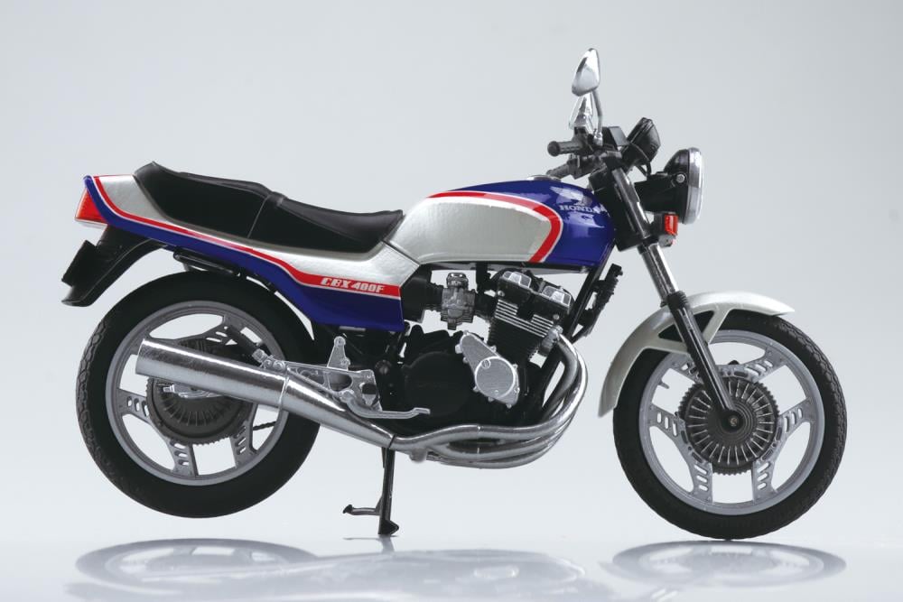 Honda CBX400F (Pearl Candy Blue) 1/12 Scale Die-cast Motorcycle