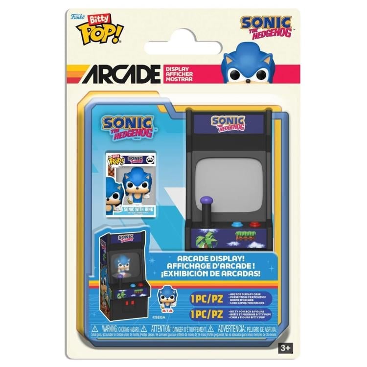 Sonic The Hedgehog Bitty Pop! Arcade Sonic with Ring Gallery Image 5