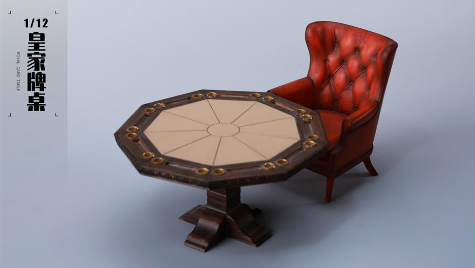 Royal Card Table 1/12 Scale Accessory Gallery Image 5