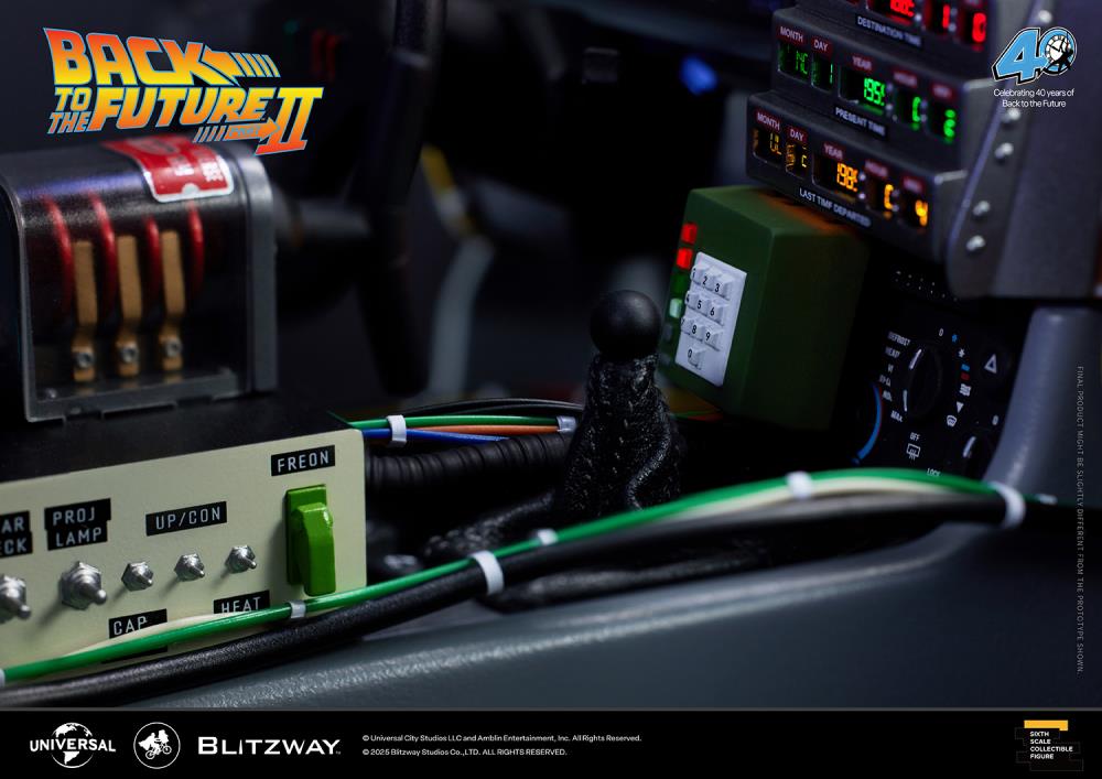 Back to the Future Part II DeLorean 1/6 Scale Vehicle (Deluxe Version with Early-Bird Bonus) Gallery Image 35