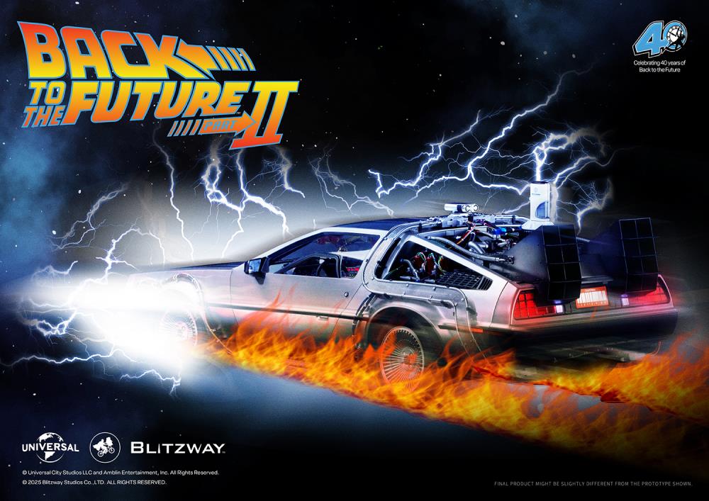 Back to the Future Part II DeLorean 1/6 Scale Vehicle (Deluxe Version with Early-Bird Bonus) Gallery Image 37