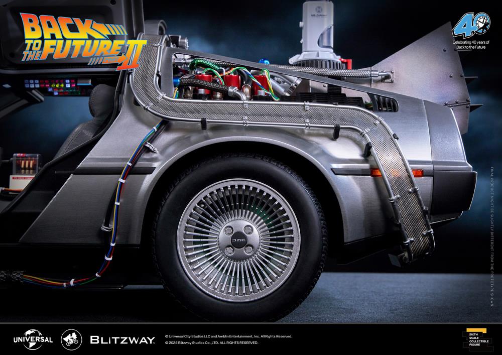 Back to the Future Part II DeLorean 1/6 Scale Vehicle (Deluxe Version with Early-Bird Bonus) Gallery Image 20