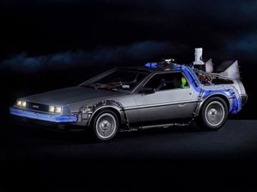 Back to the Future Part II DeLorean 1/6 Scale Vehicle (Deluxe