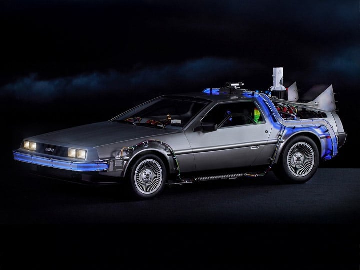 Back to the Future Part II DeLorean 1/6 Scale Vehicle (Deluxe