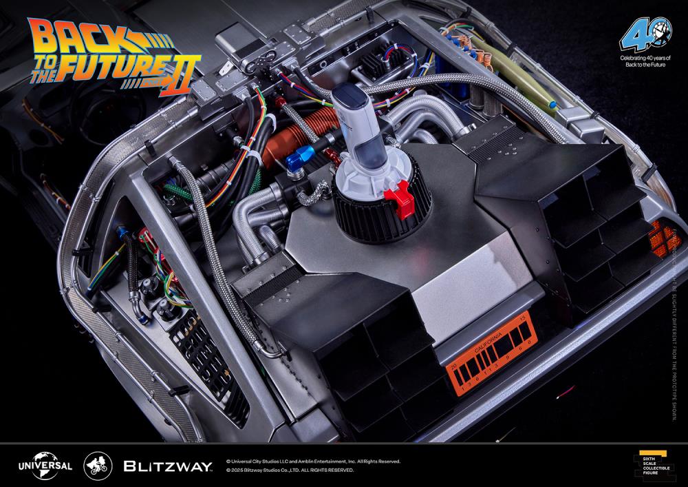 Back to the Future Part II DeLorean 1/6 Scale Vehicle (Deluxe Version with Early-Bird Bonus) Gallery Image 32