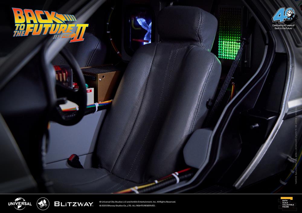 Back to the Future Part II DeLorean 1/6 Scale Vehicle (Deluxe Version with Early-Bird Bonus) Gallery Image 28