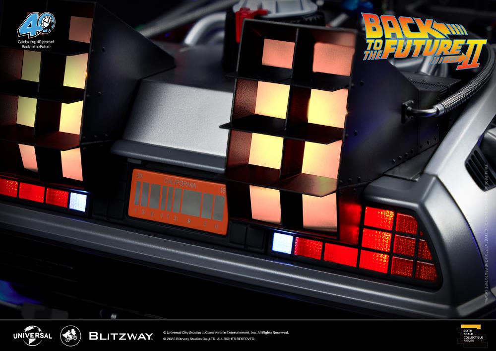 Back to the Future Part II DeLorean 1/6 Scale Vehicle (Deluxe Version with Early-Bird Bonus) Gallery Image 23