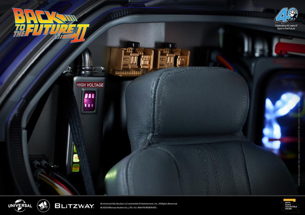 Back to the Future Part II DeLorean 1/6 Scale Vehicle (Deluxe Version with Early-Bird Bonus) Gallery Image 31