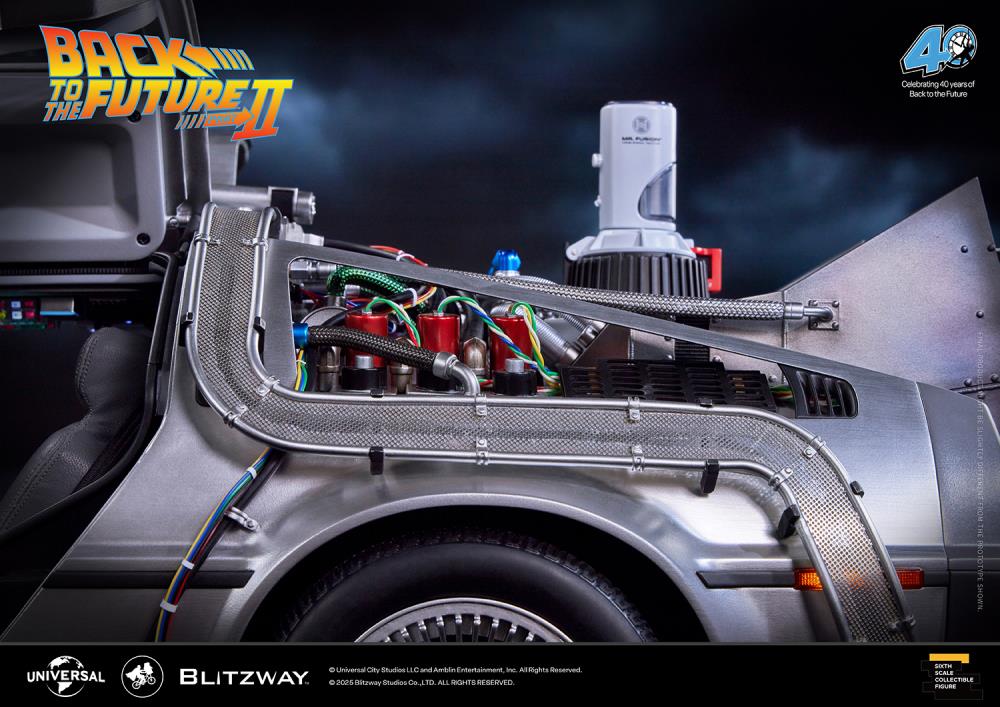 Back to the Future Part II DeLorean 1/6 Scale Vehicle (Deluxe Version with Early-Bird Bonus) Gallery Image 21