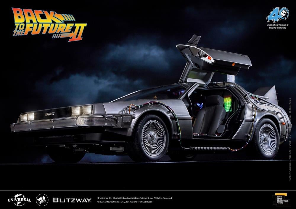 Back to the Future Part II DeLorean 1/6 Scale Vehicle (Deluxe Version with Early-Bird Bonus) Gallery Image 5