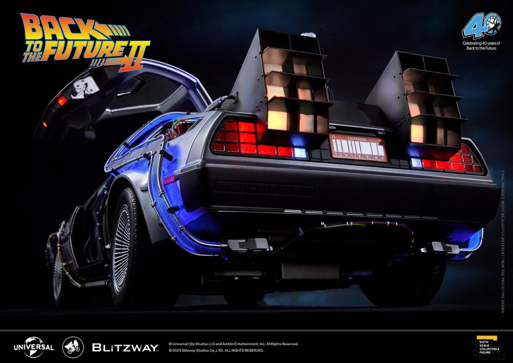Back to the Future Part II DeLorean 1/6 Scale Vehicle (Deluxe Version with Early-Bird Bonus) Gallery Image 17