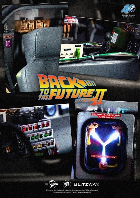 Back to the Future Part II DeLorean 1/6 Scale Vehicle (Deluxe Version with Early-Bird Bonus) Gallery Image 29