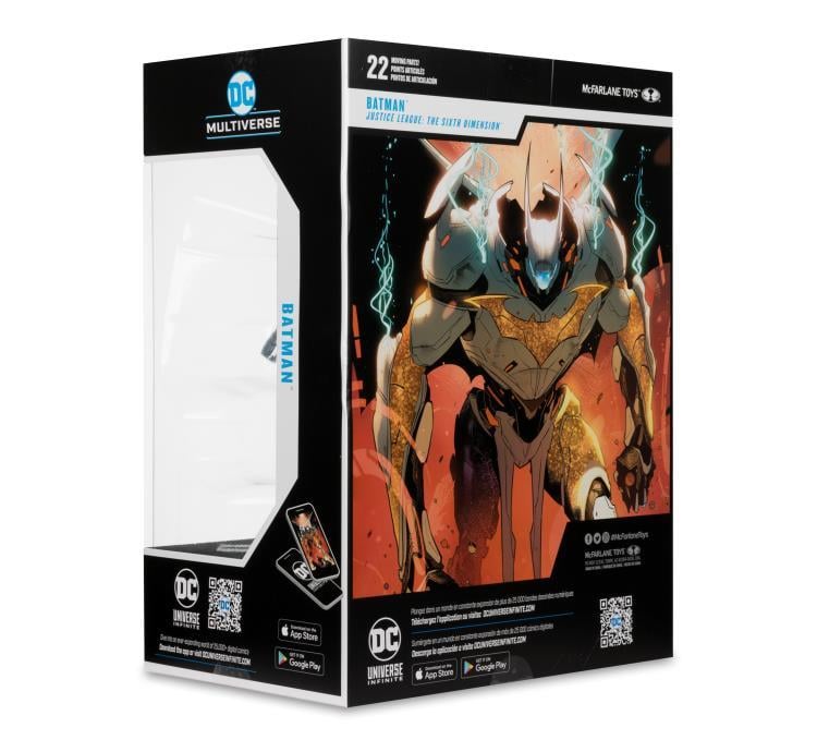 Justice League: The Sixth Dimension DC Multiverse Batman (Final Suit) Mega Action Figure Gallery Image 13