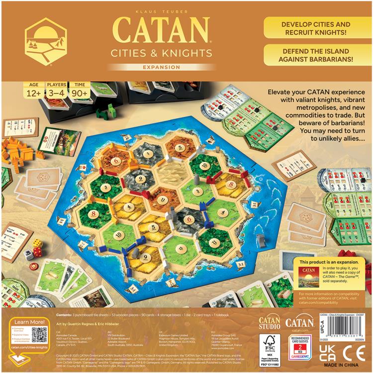 Catan - Cities & Knights Expansion (6th Edition) Gallery Image 4