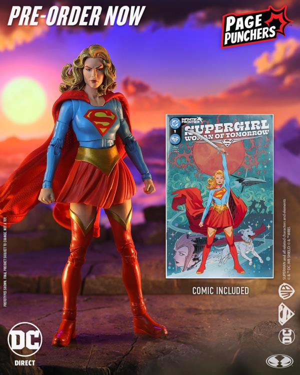 Supergirl: Woman of Tomorrow DC Page Punchers Supergirl 7" Action Figure with Comic Gallery Image 3