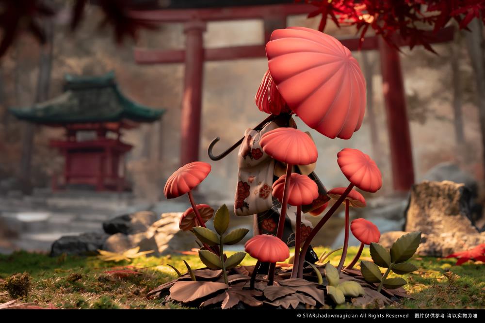 The Mushroom Girls Series No.06 Marasmius haematocephalus 1/1 Scale Figure Gallery Image 5