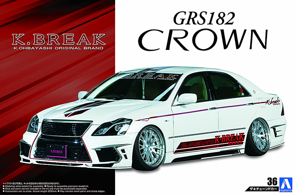 Tuned Car No.36 Toyota K-BREAK Hyper Zero Custom GRS182 Crown '03