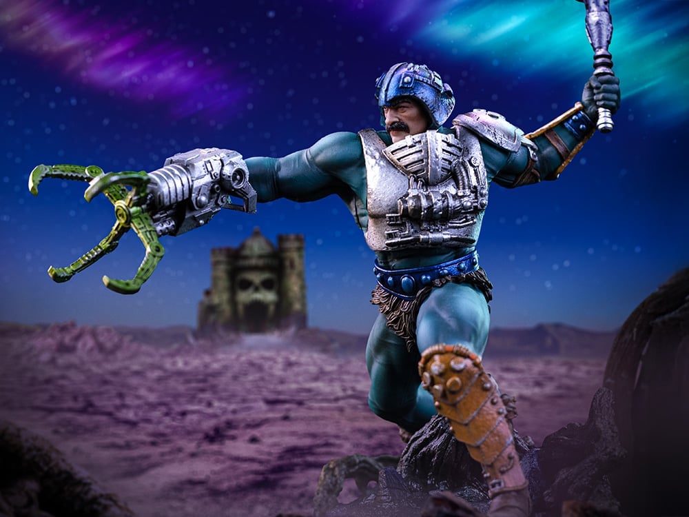 Masters of the Universe Man-At-Arms (Snake Armor Ver.) 1/10 Art Scale BBTS Exclusive Limited Edition Statue Gallery Image 1