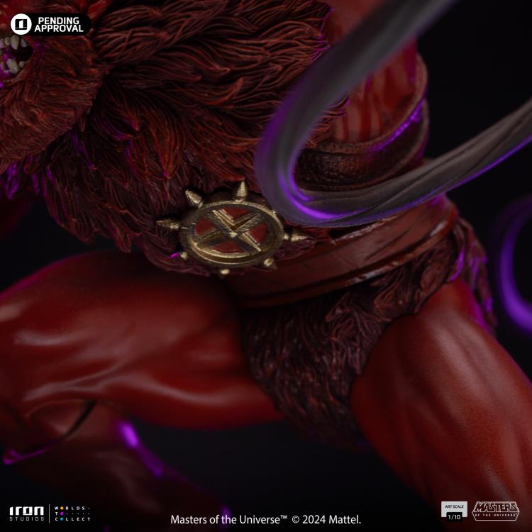 Masters of the Universe Red Beast Man 1/10 Art Scale BBTS Exclusive Limited Edition Statue Gallery Image 8