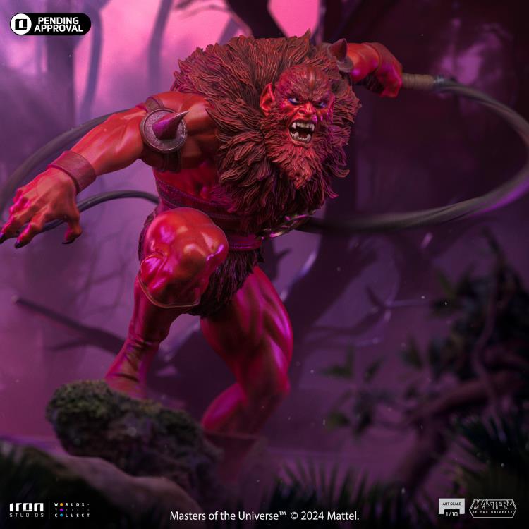 Masters of the Universe Red Beast Man 1/10 Art Scale BBTS Exclusive Limited Edition Statue Gallery Image 12