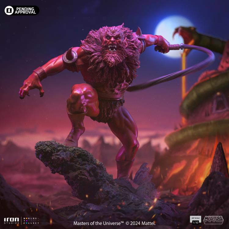 Masters of the Universe Red Beast Man 1/10 Art Scale BBTS Exclusive Limited Edition Statue Gallery Image 13