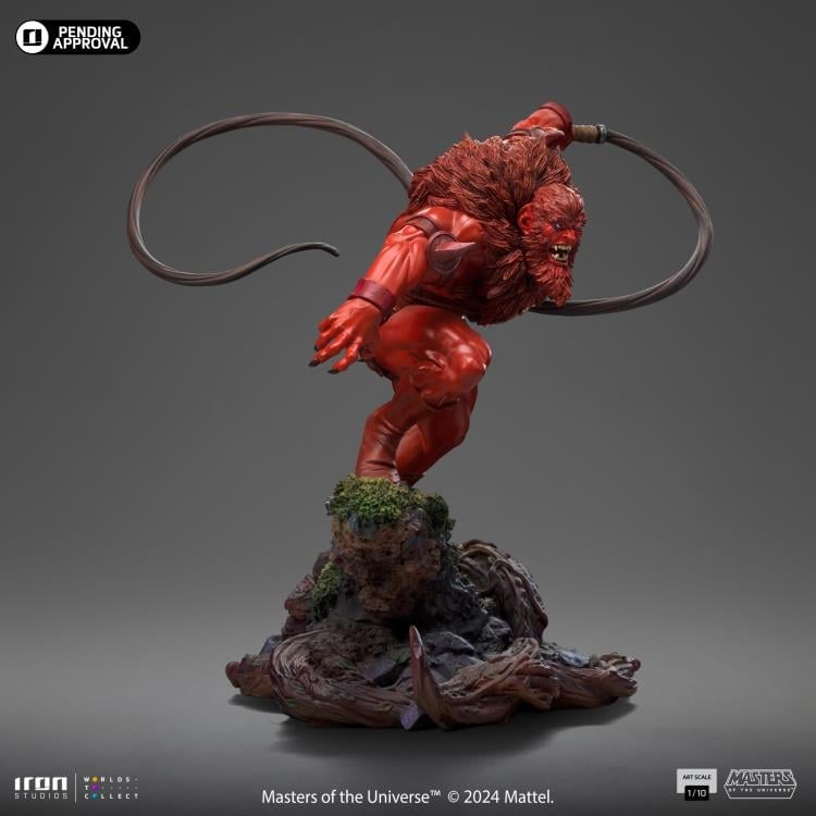 Masters of the Universe Red Beast Man 1/10 Art Scale BBTS Exclusive Limited Edition Statue Gallery Image 5