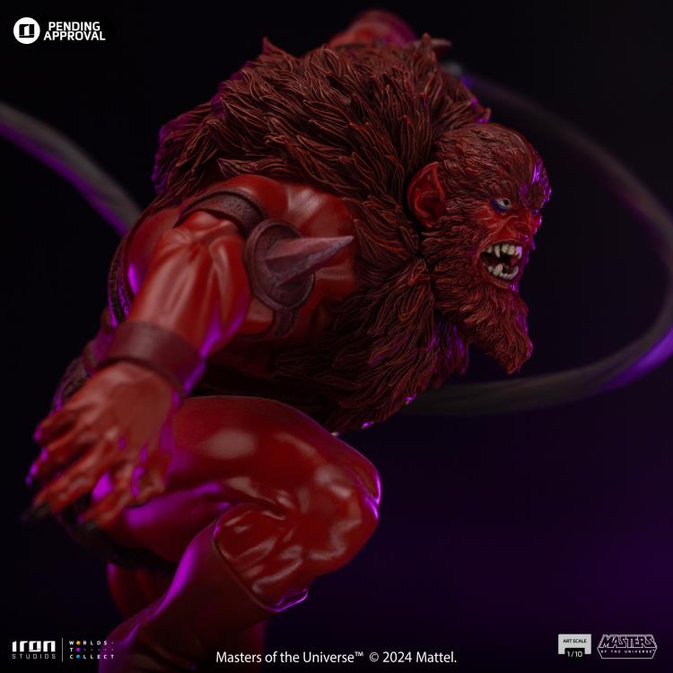 Masters of the Universe Red Beast Man 1/10 Art Scale BBTS Exclusive Limited Edition Statue Gallery Image 7