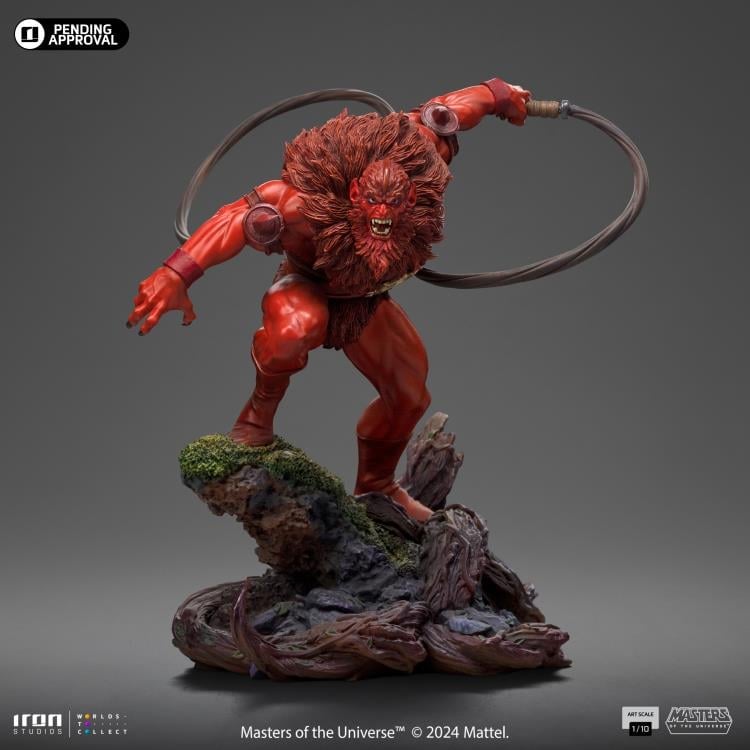 Masters of the Universe Red Beast Man 1/10 Art Scale BBTS Exclusive Limited Edition Statue Gallery Image 3