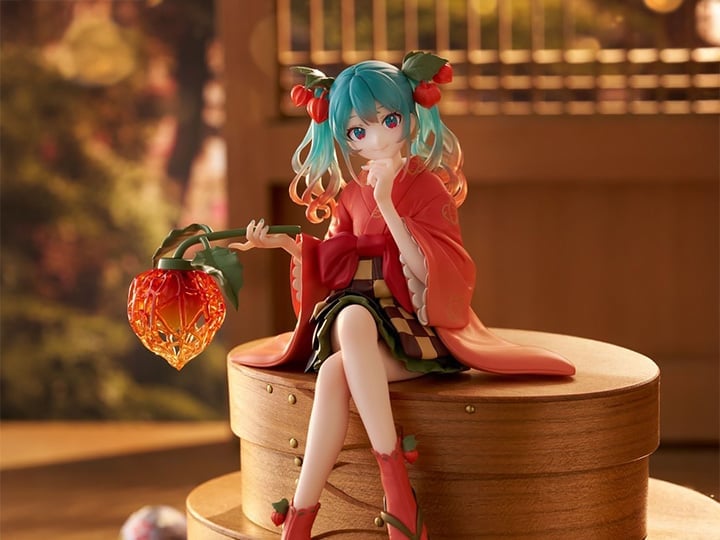 Vocaloid Hatsune Miku (Flower Fairy Winter Cherry) Noodle Stopper Figure Gallery Image 1