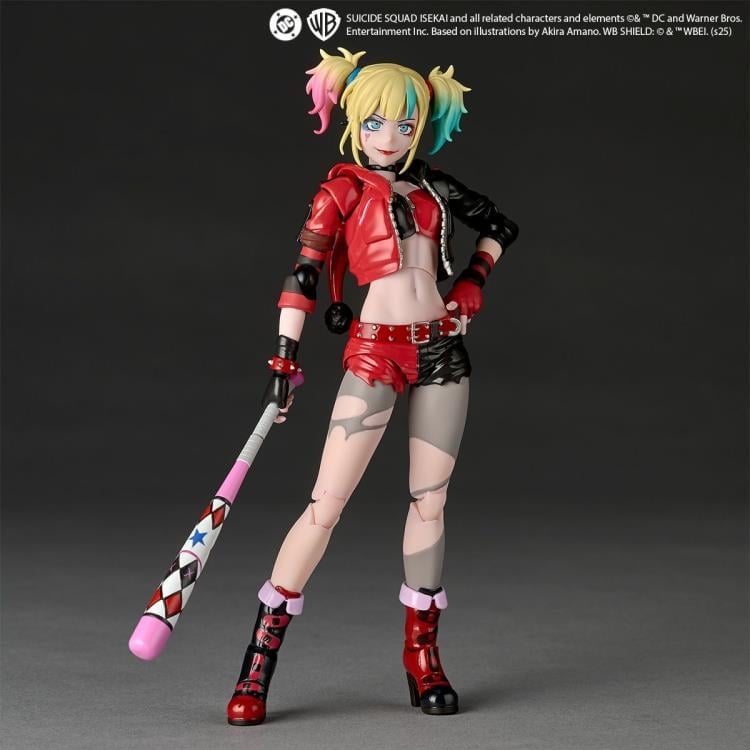 Suicide Squad Isekai Amazing Yamaguchi Revoltech NR082 Harley Quinn Action Figure Gallery Image 3