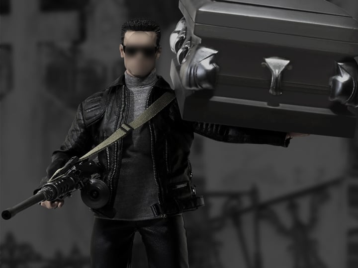 1/6 scale figure B3 genuine leather本革未使用 1/6 Scale Leather Jacket With Coffin Set