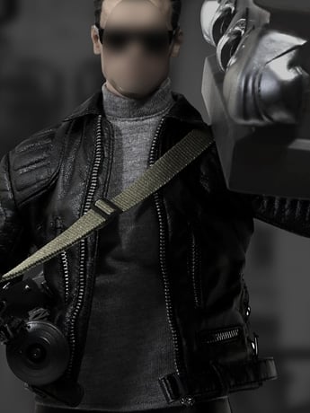 1/6 Scale Leather Jacket With Coffin Set
