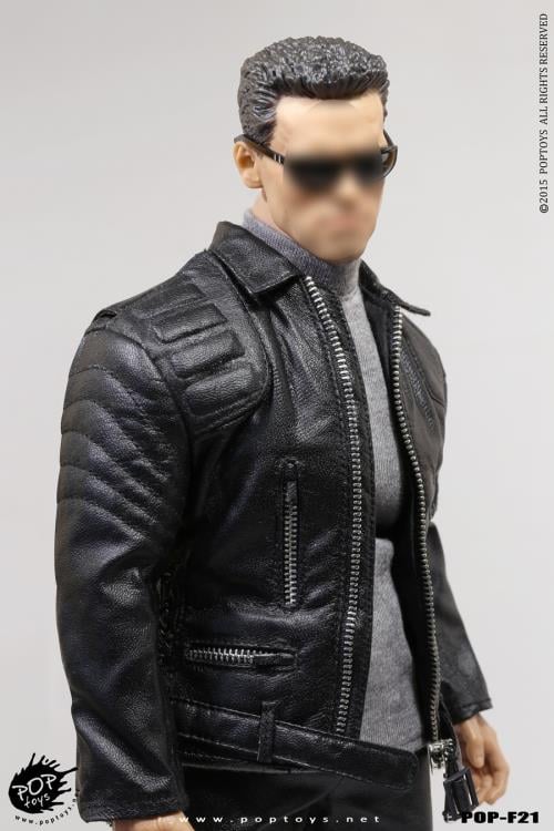 1/6 Scale Leather Jacket With Coffin Set