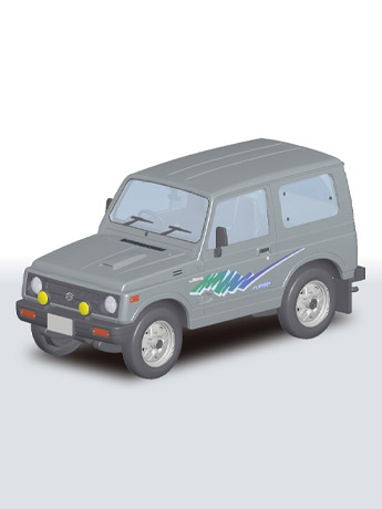 Aoshima Snap Kit No.18-CG Suzuki Jimny JA11 (Charcoal Gray