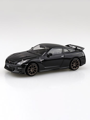 Aoshima Snap Kit No.3-MB Nissan GT-R R35 2024 (Meteor Flake Black Pearl) 1/32 Scale Model Kit Gallery Image 2