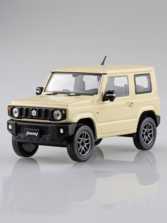 Aoshima Snap Kit No.9-CI Suzuki Jimny JB64 (Chiffon Ivory Metallic) 1/32 Scale Model Kit Gallery Image 2
